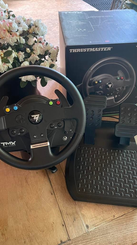 Thrustmaster TMX Force Feedback Racing Sim Wheel, Ophalen, Zo goed als nieuw, Xbox One
