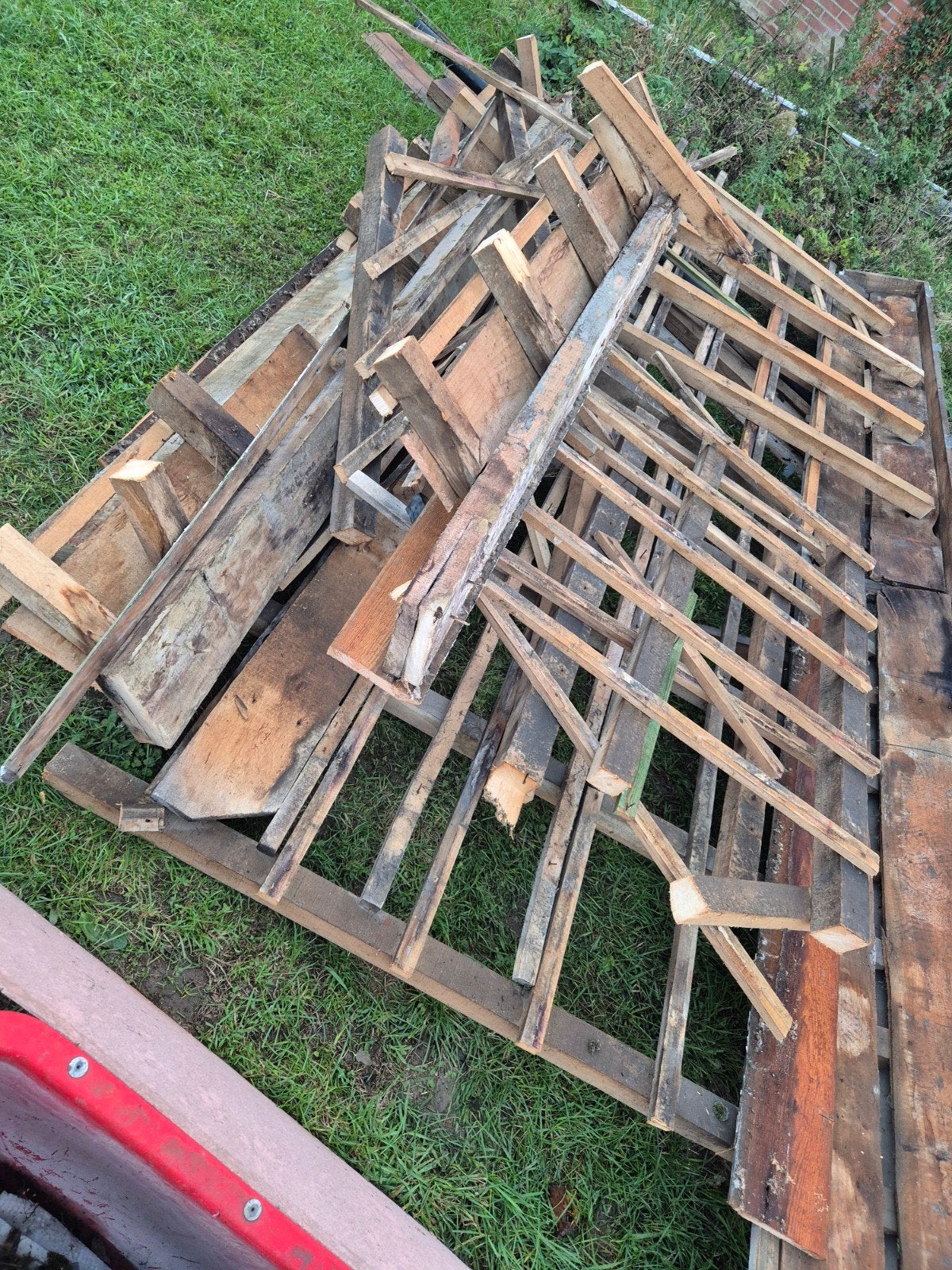 bois gratuit (démolition), Enlèvement