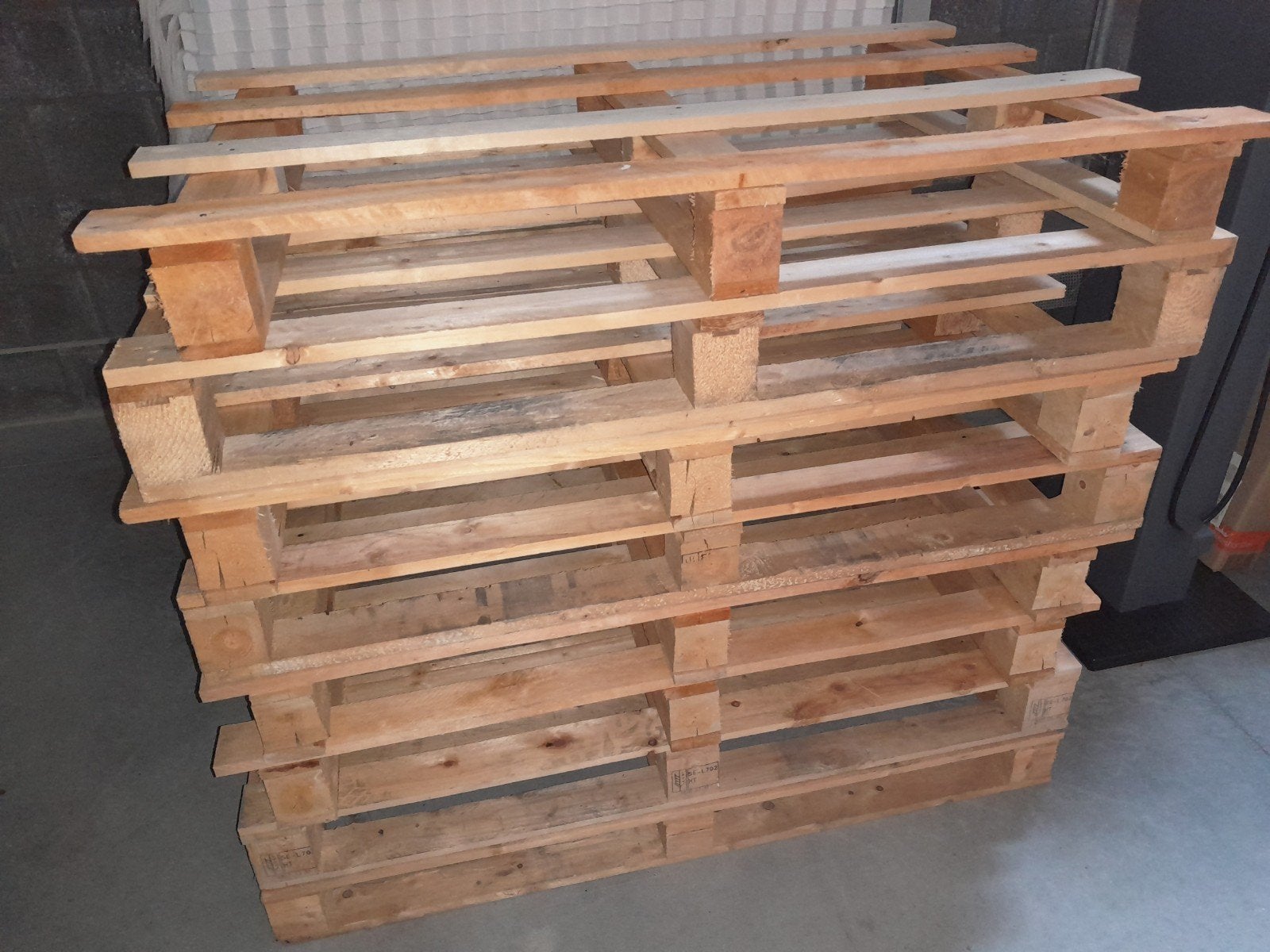 Palletten, Ophalen