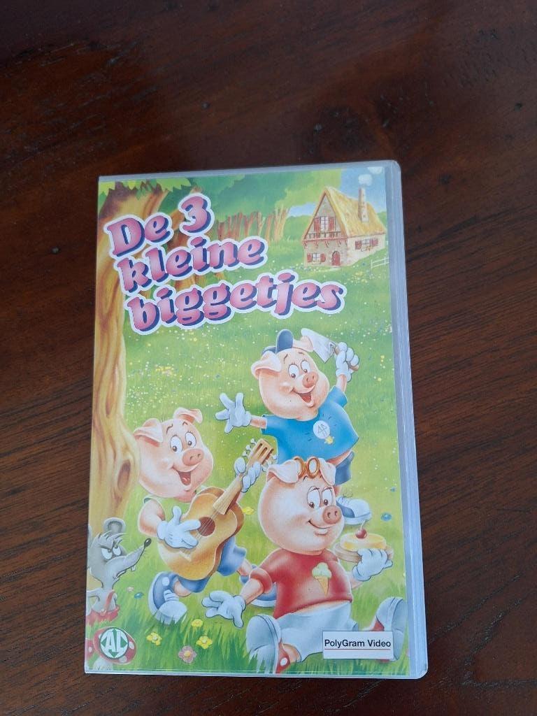 videofilm : de 3 kleine biggetjes, Ophalen, Gebruikt