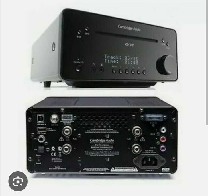 chaine hifi  : Cambridge Audio "One" - bluetooth/dab+/cd/USB, Neuf, Autres marques, Micro chaîne, Enlèvement ou Envoi