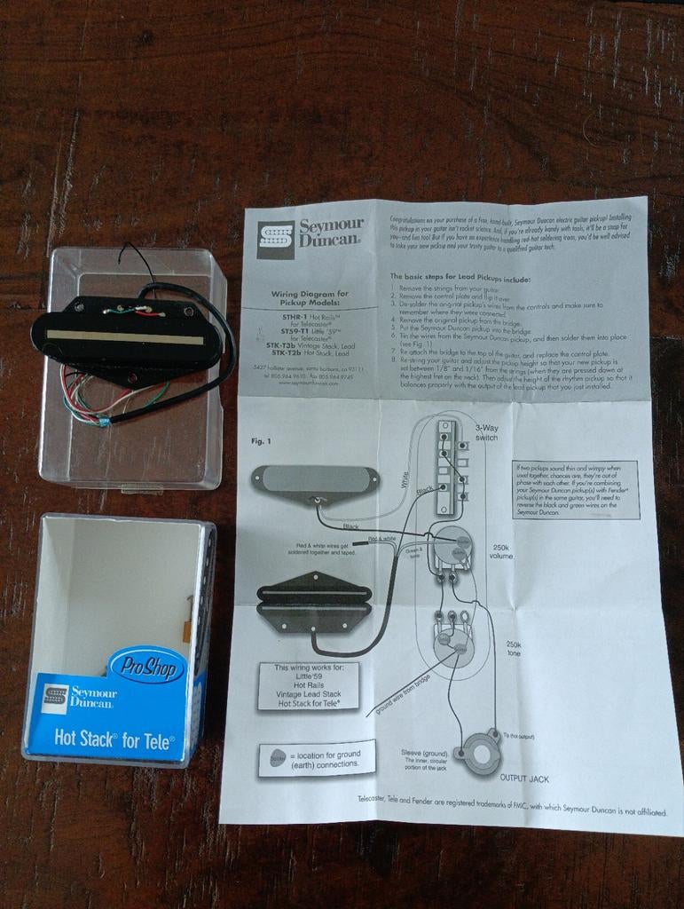 Fender Seymour Duncan noisless telecaster  pickup, Muziek en Instrumenten, Ophalen of Verzenden