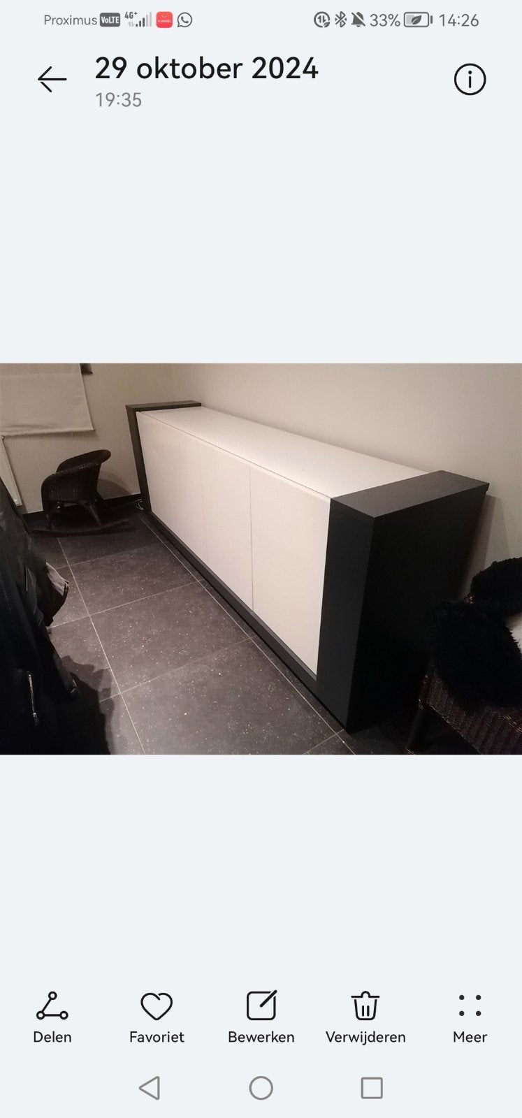 Grote kast gratis op te halen., Enlèvement