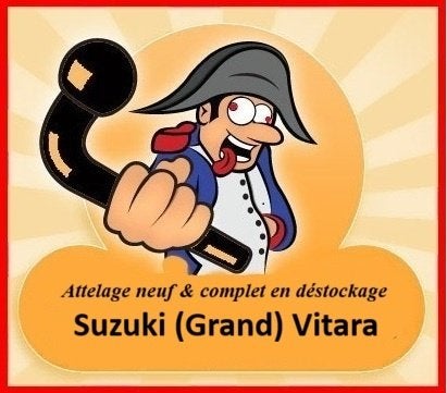 ATTACHE REMORQUE SUZUKI (GRAND) VITARA : NEUF à PRIX FOU, Enlèvement ou Envoi, Neuf
