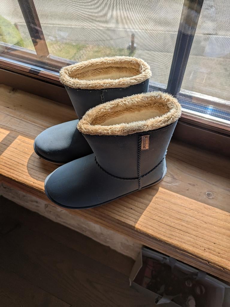 Bottes fourrées neuves, Ophalen, Blauw, Lage of Enkellaarzen, Nieuw