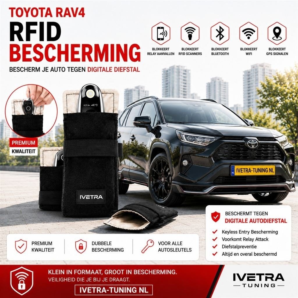 RFID bescherming Autosleutels Toyota RAV4 | Keyless Entry, Ophalen of Verzenden, Nieuw