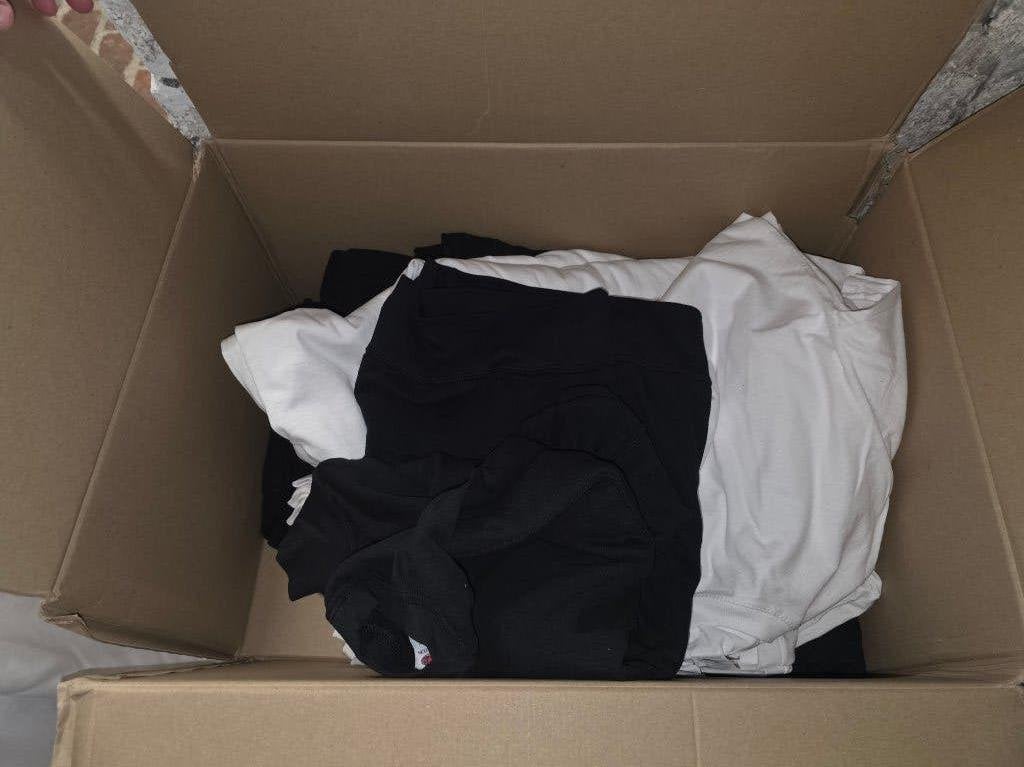 Lot de 75 T-shirts neufs, Kleding | Heren, T-shirts, Nieuw, Wit, Ophalen