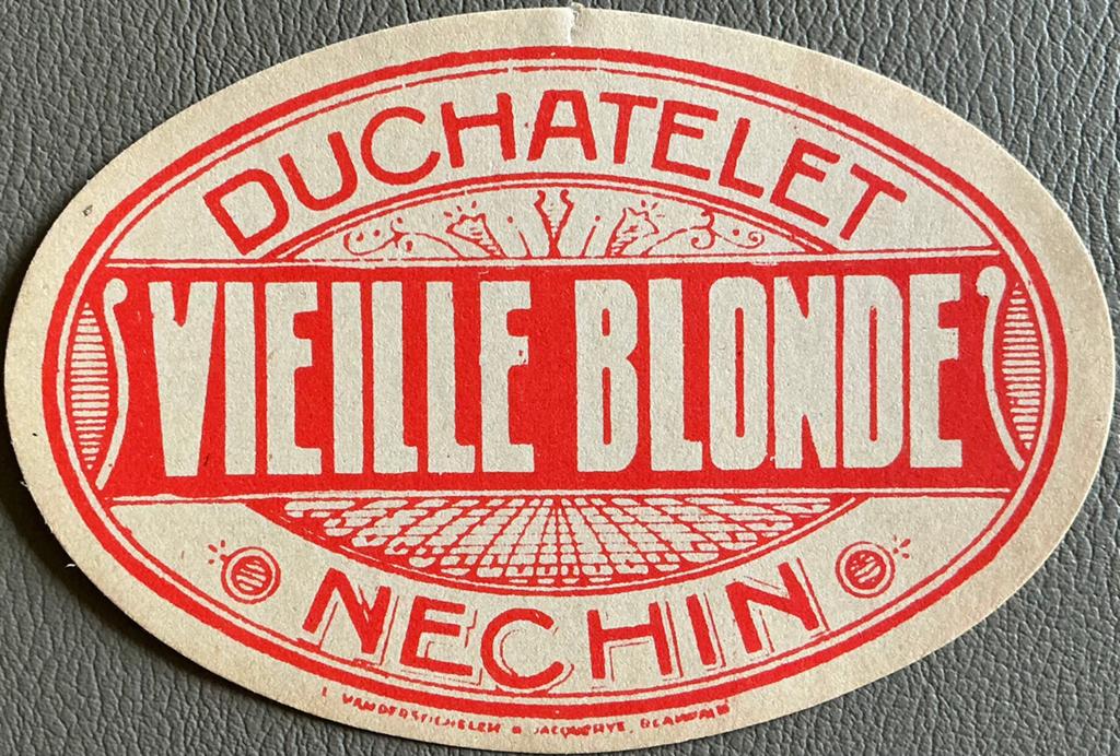 VIEILLE BLONDE/DUCHATELET/NECHIN/bieretiket, Ophalen of Verzenden, Zo goed als nieuw, Overige typen, Overige merken