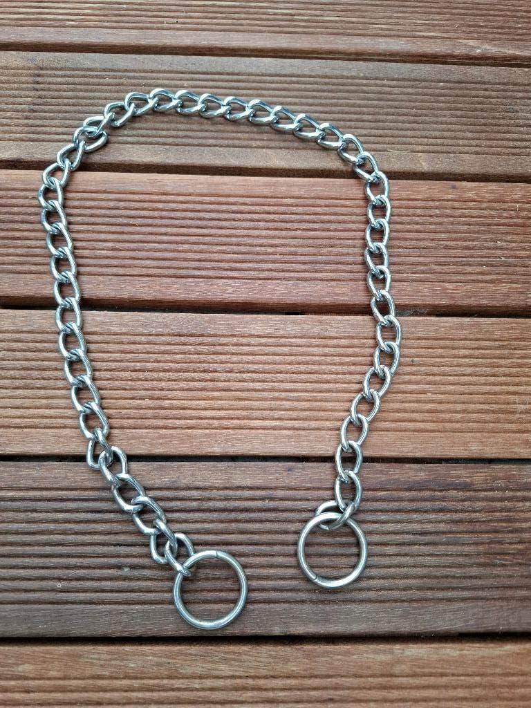 Collier pour grand chien en acier chromé 68 cm, Envoi, Utilisé