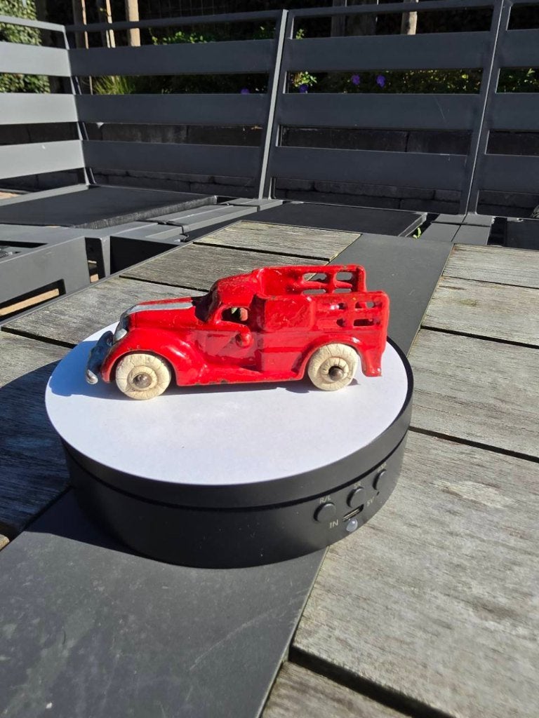 Arcade Pontiac Stake Truck rode gietijzeren speelgoedwagen, Antiek en Kunst, Ophalen