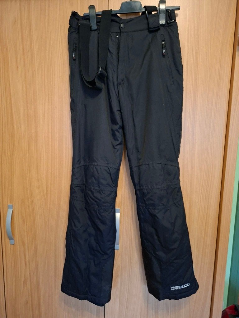 Trans Canada : Pantalon de ski noir (taille M), Pantalon, Enlèvement ou Envoi, Porté, Taille 48/50 (M)