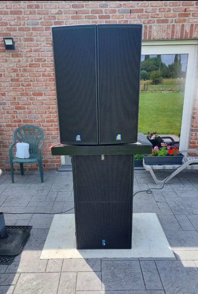 DB Technologies 7000W RMS geluidssysteem, Audio, Tv en Foto, Luidsprekerboxen, Gebruikt, Overige typen, 120 watt of meer, Ophalen