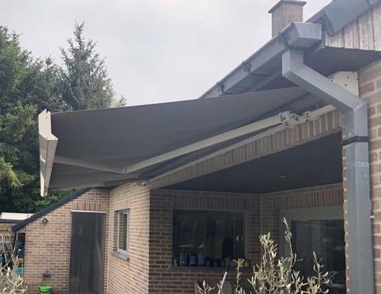 elektrische zonnewering 5x3m, Tuin en Terras, Ophalen, 450 cm of meer, Elektrisch, Zo goed als nieuw