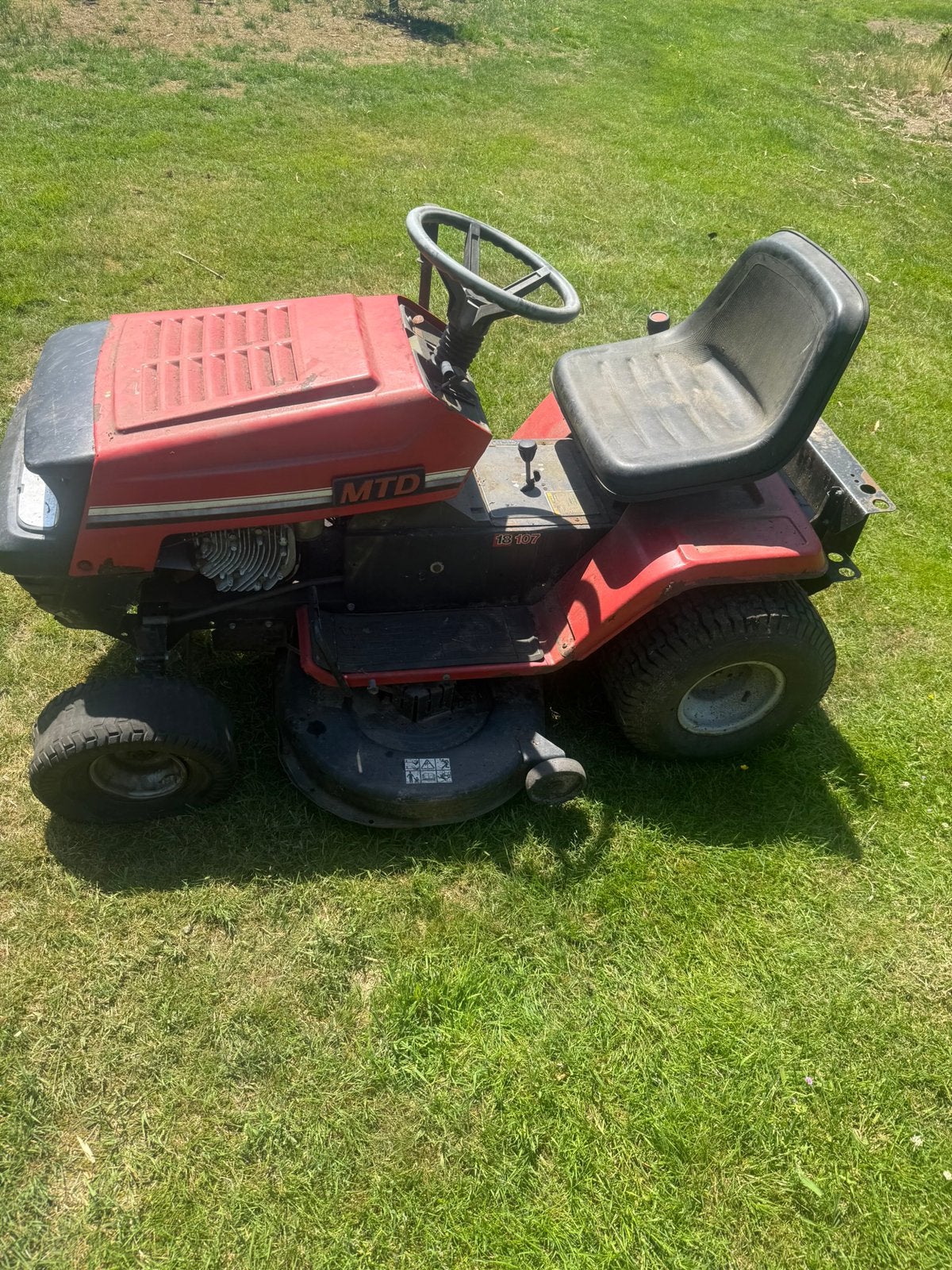 Zitmaaier 18 hp, Ophalen, Gebruikt, Elektrische starter, 90 tot 120 cm