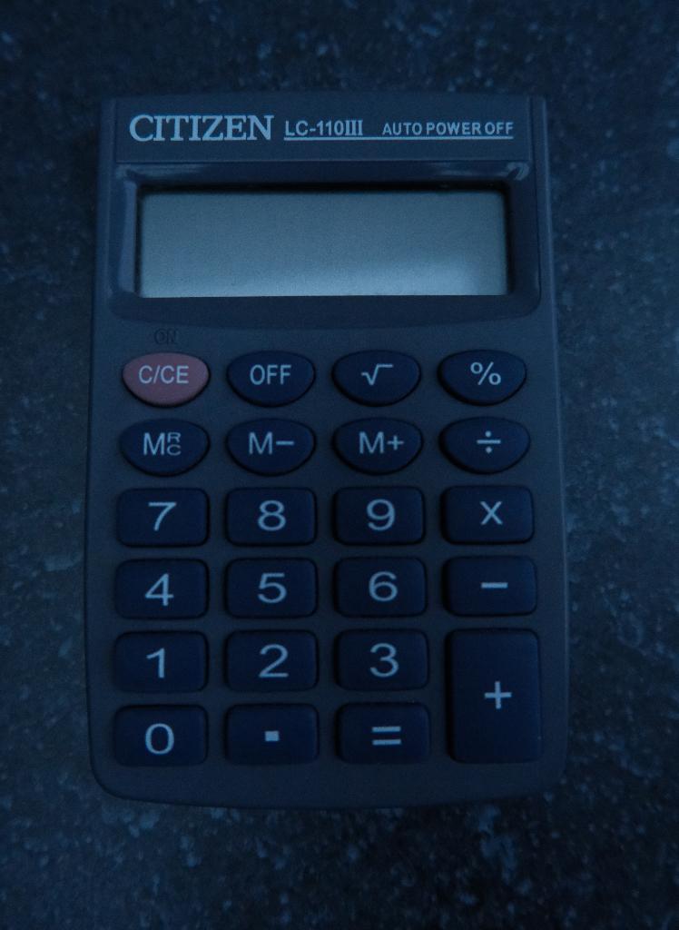 CITIZEN LC-110III | calculatrice de poche, Collections, Enlèvement, Ordinateurs et Machines à calculer