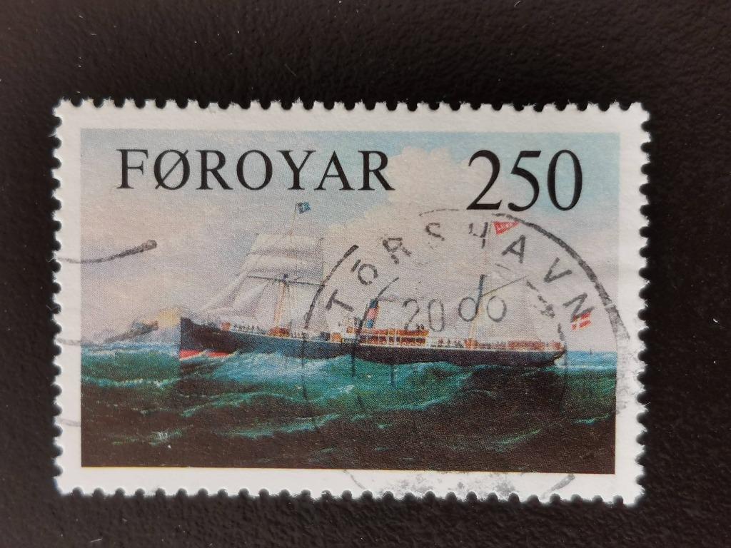 Îles Féroé/Foroyar 1983 - bateau à vapeur « Laura », Timbres & Monnaies, Timbres | Europe | Scandinavie, Enlèvement ou Envoi, Danemark