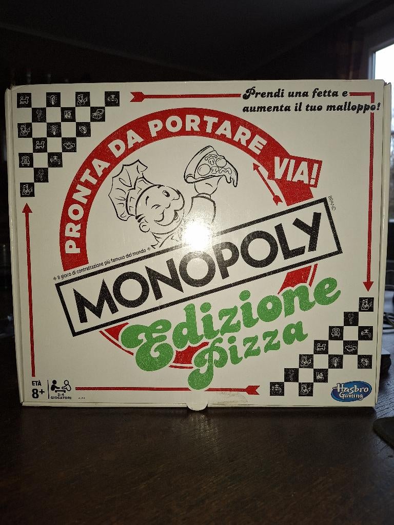MONOPOLY EDIZIONE PIZZA, Cinq joueurs ou plus, Enlèvement ou Envoi, Comme neuf, Hasbro