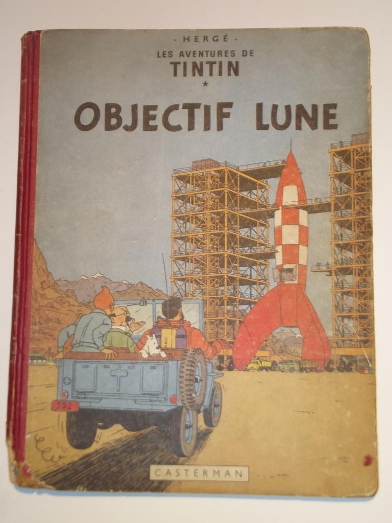 Tintin : Objectif Lune (EO/1953), Livres, Une BD, Enlèvement ou Envoi, Utilisé, Hergé