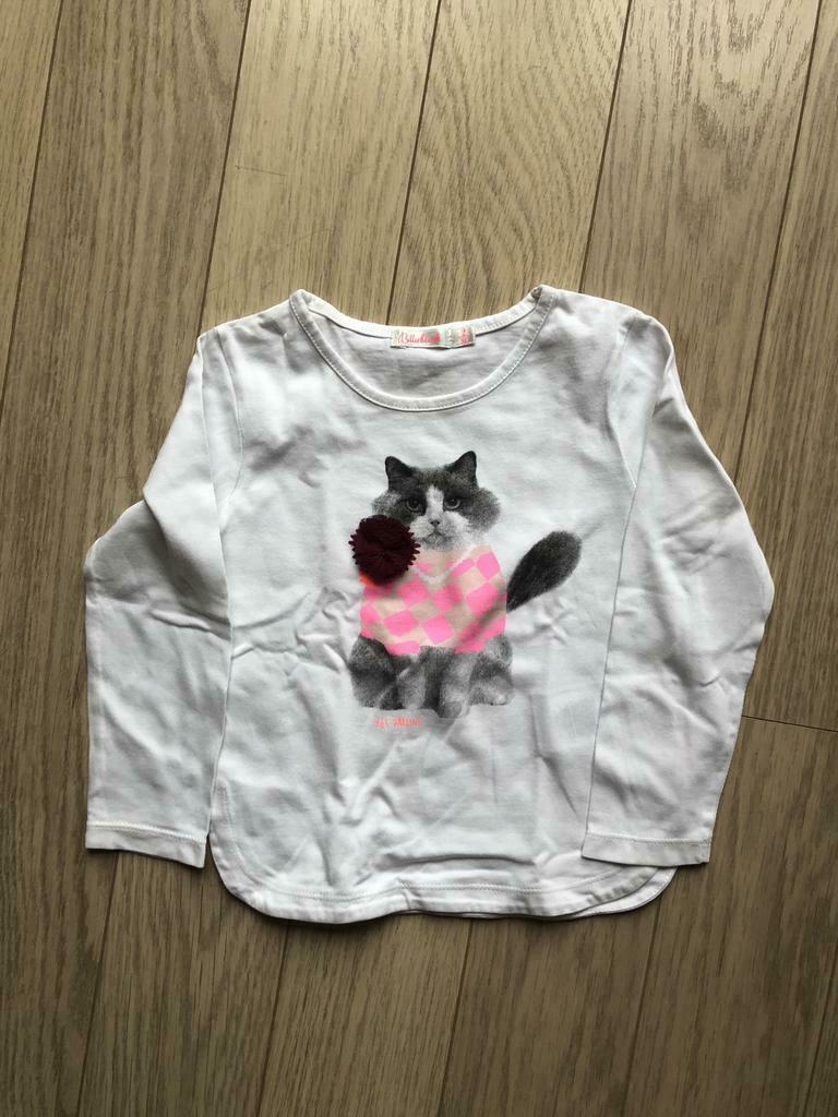 Witte t shirt Billieblush, Billieblush, Chemise ou À manches longues, Utilisé, Fille