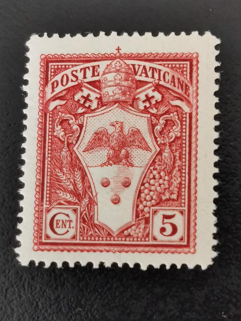 Vaticaanstad 1933 - wapenschild van Paus Pius XI, adelaar **, Postzegels en Munten, Ophalen of Verzenden, Postfris