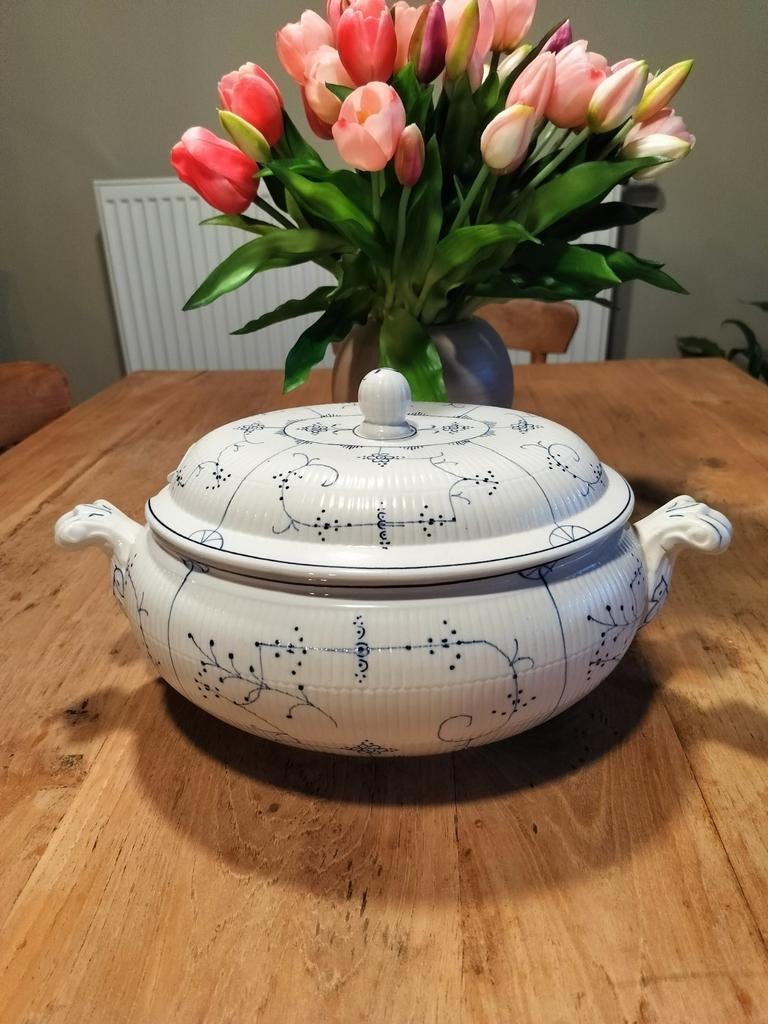 Hele grote ovalen soeppot Villeroy &Boch Dresden Copenhague, Ophalen of Verzenden