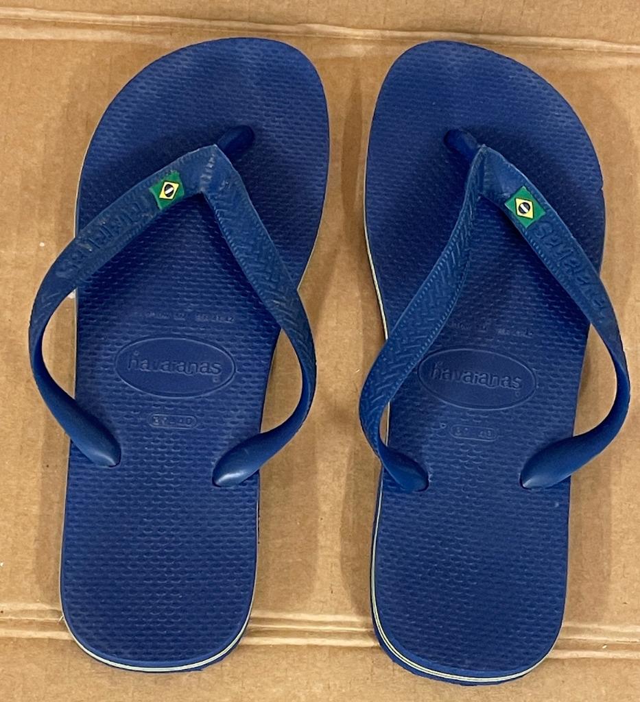 Tongues Havaianas taille 41/42, Enlèvement ou Envoi, Comme neuf, Bleu, Sandales de bain