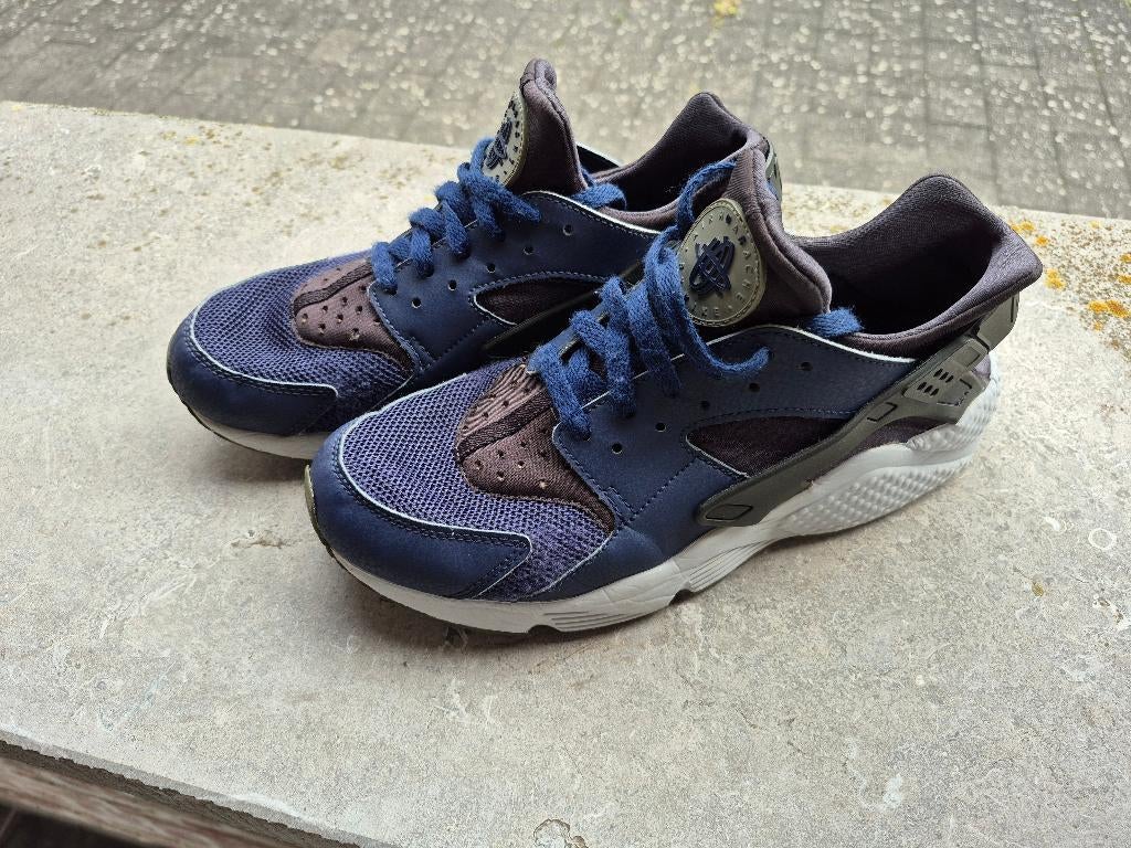 Nike Huarache bleu marine/bleu marine/bleu marine/gris cend, Autres couleurs, Nike, Enlèvement, Porté