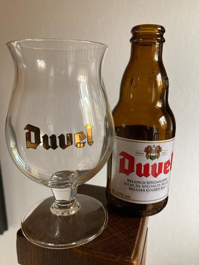 Duvel proefglaasje en flesje 18 cl., Ophalen of Verzenden, Nieuw, Duvel
