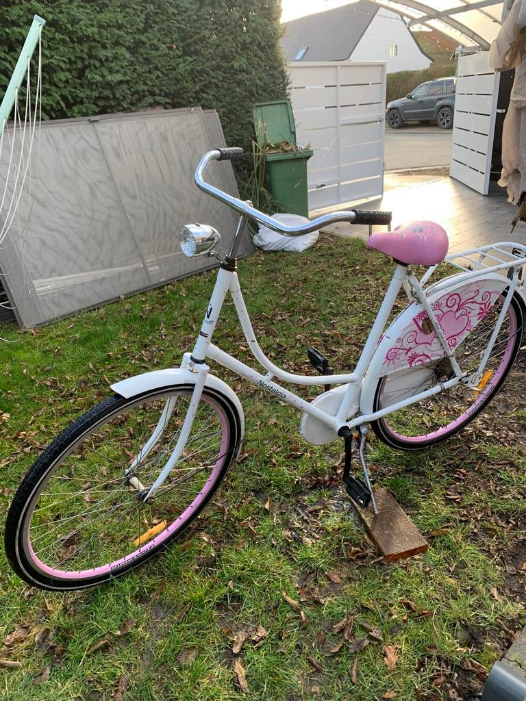 Hollandse damesfiets, Ophalen, Gebruikt