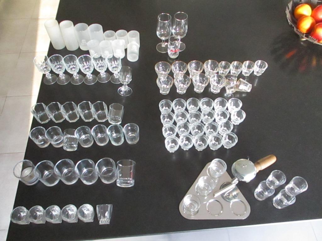 borrel- shot- drank glaasjes, hertekamp , jagermeister..., Ophalen, Gebruikt, Borrel- of Shotglas