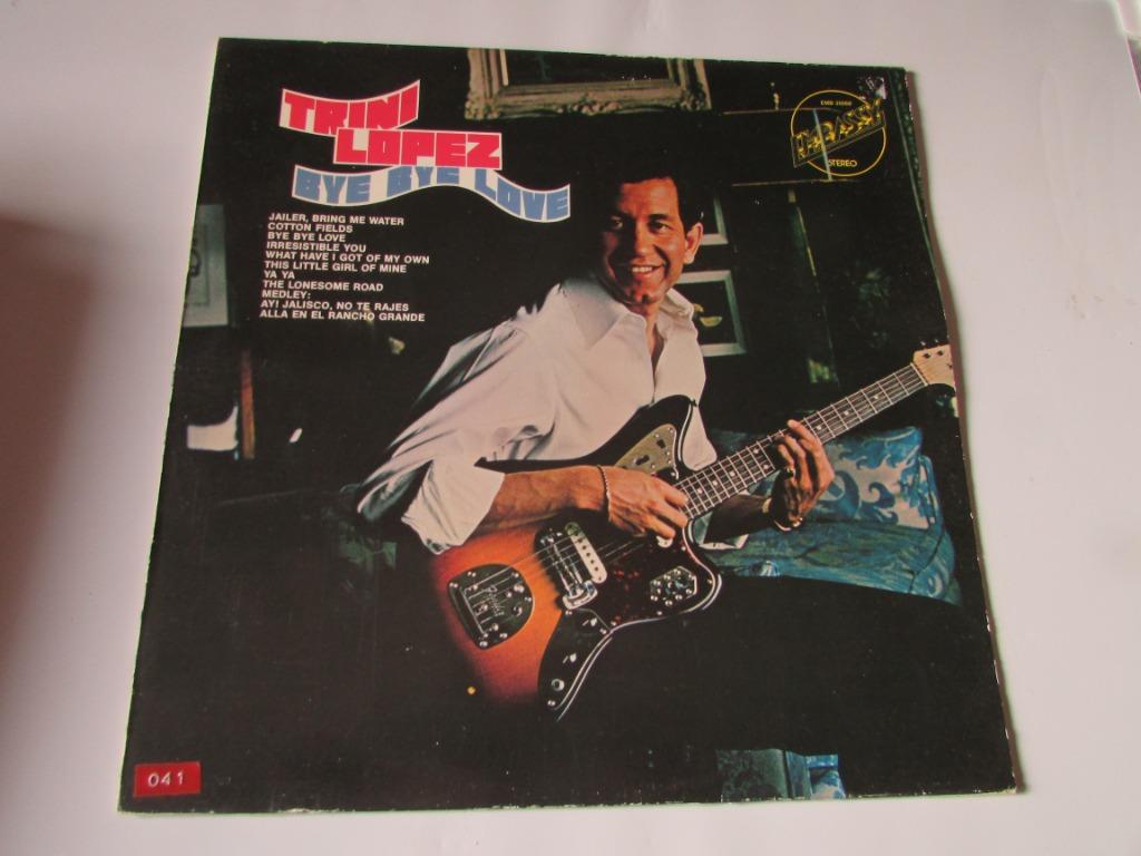 TRINI LOPEZ, BYE, BYE LOVE, LP, Cd's en Dvd's, Ophalen of Verzenden, Gebruikt, 12 inch