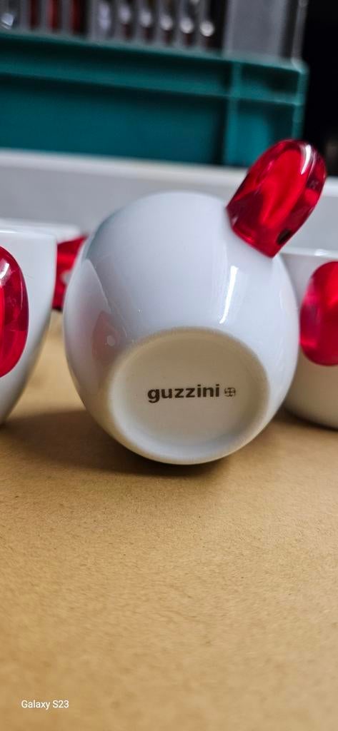 6 tasses Guzzini avec sous-tasses, Enlèvement, Neuf