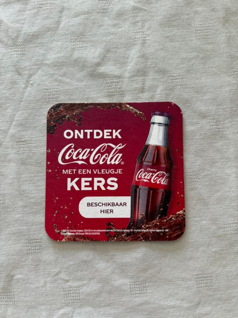 Bierviltje Coca-Cola, Verzamelen, Ophalen of Verzenden, Nieuw, Viltje(s), Overige merken