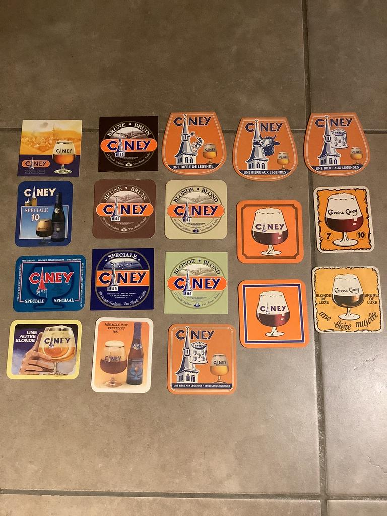 Lot sous bocks cuvée de Ciney, Comme neuf