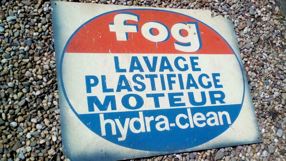 Fog lavage, Sigma , Citroën garage reclame borden, Ophalen of Verzenden, Gebruikt, Reclamebord