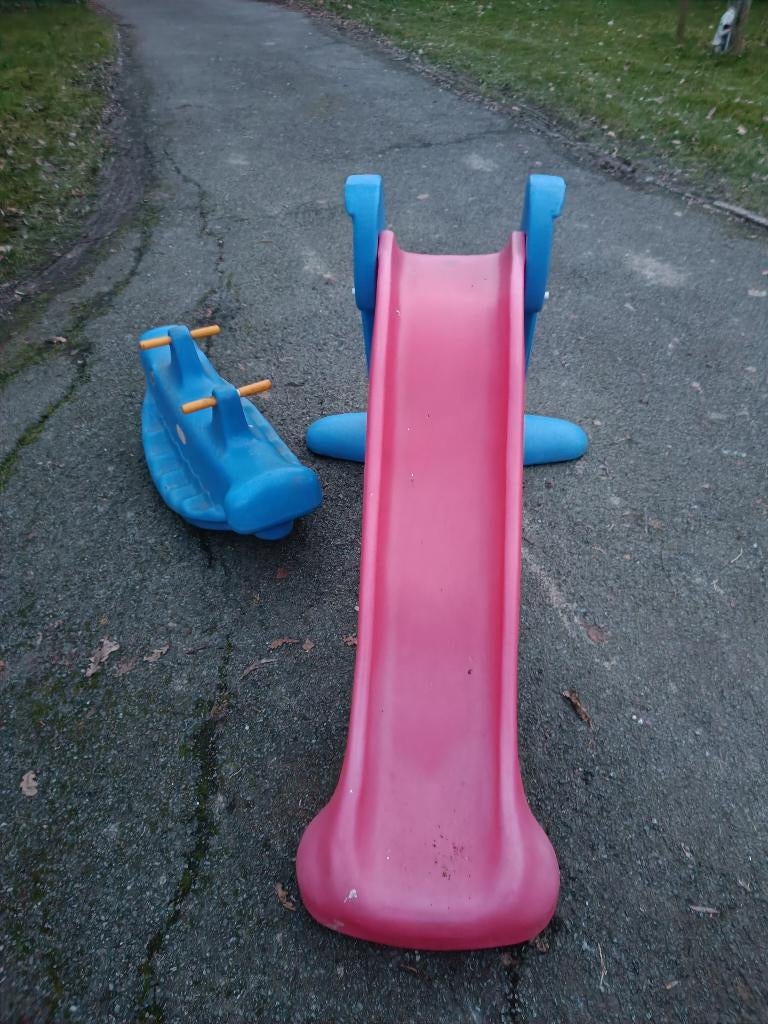 Speelglijbaan + walvisschommel little tikes, Kinderen en Baby's, Ophalen, Zo goed als nieuw, Overige typen