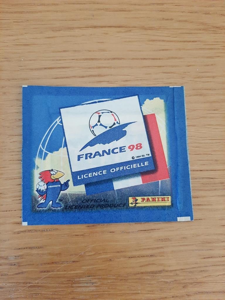 Panini France 98 zakje/pochette Brasilian version, Enlèvement ou Envoi, Comme neuf