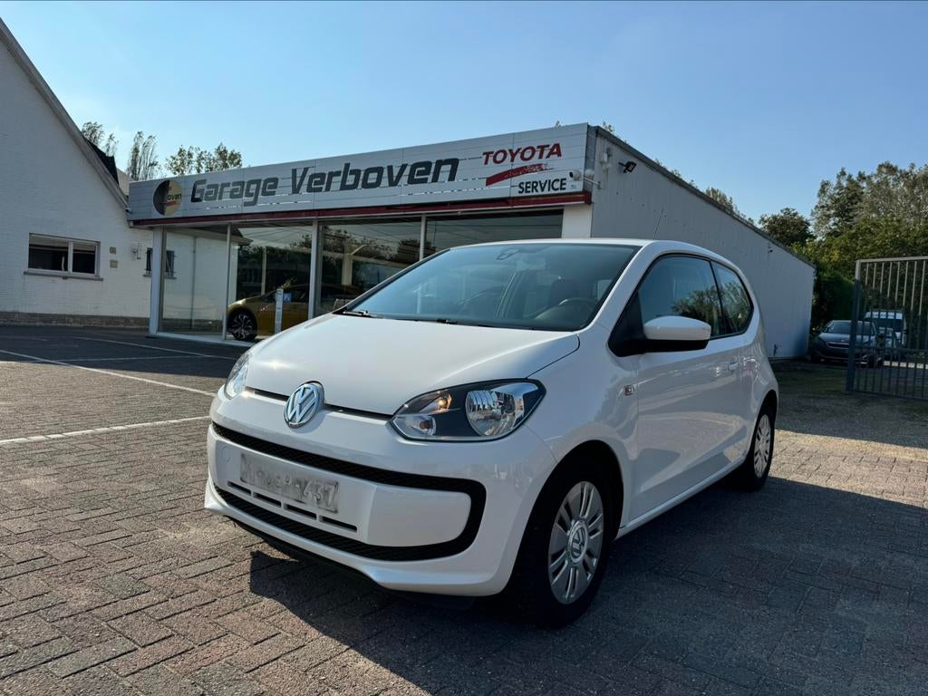 VOLKSWAGEN UP 1.0 BENZ|AIRCO|BLUETOOTH|, Auto's, Volkswagen, Voorwielaandrijving, Stof, Adaptieve lichten, Wit