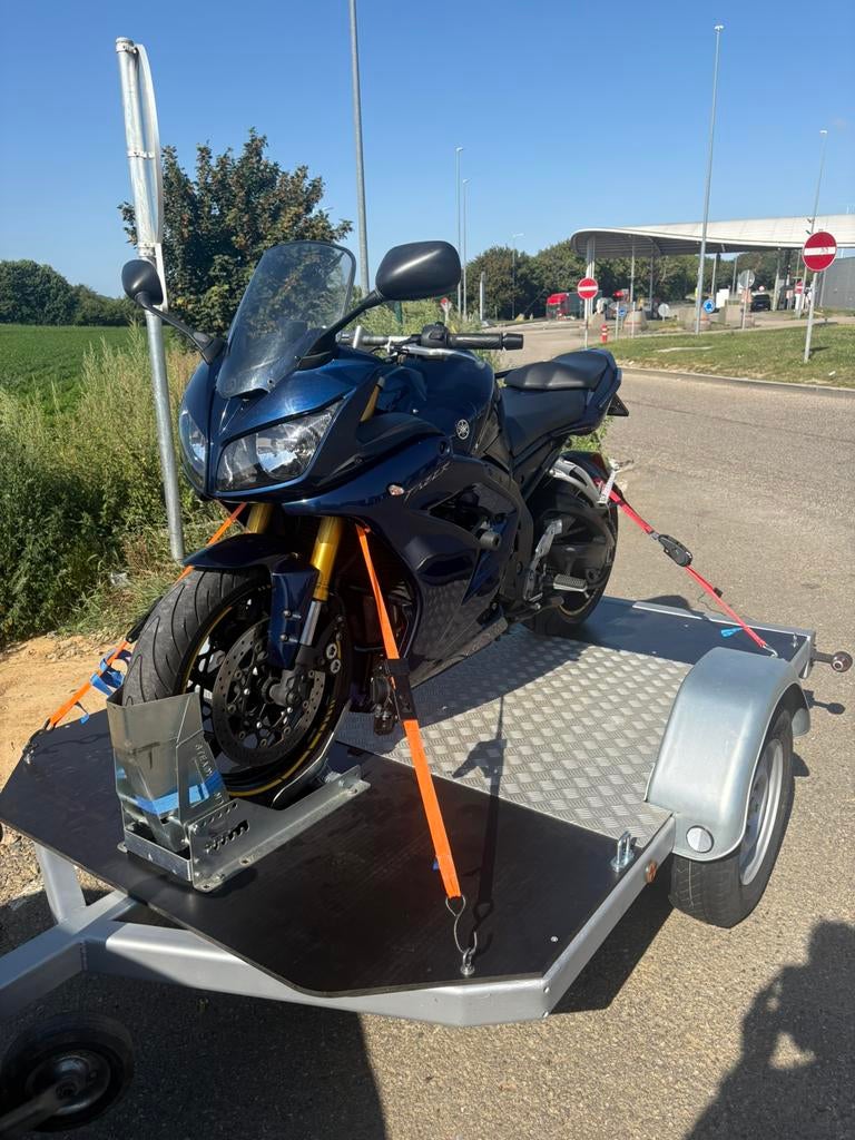 Remorque moto avec bloc roue, Enlèvement, Comme neuf