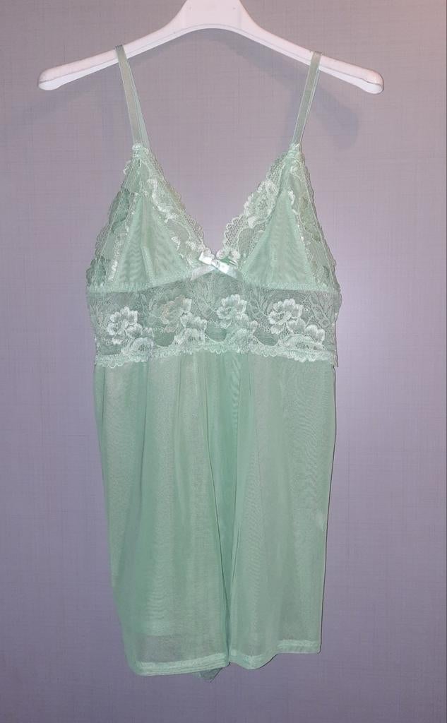 lingerie jumpsuit/playsuit "S", Ophalen of Verzenden, Groen, Nachtkleding