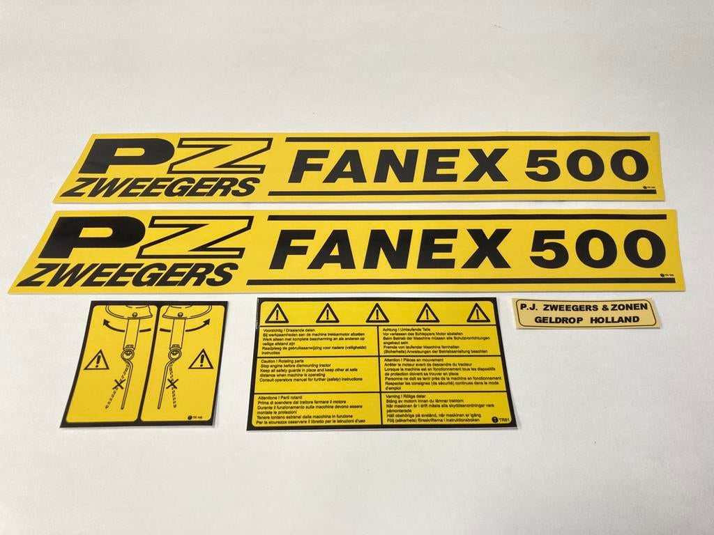 PZ Zweegers Fanex stickersets €25 per set!, Ophalen of Verzenden, Nieuw, Overige typen