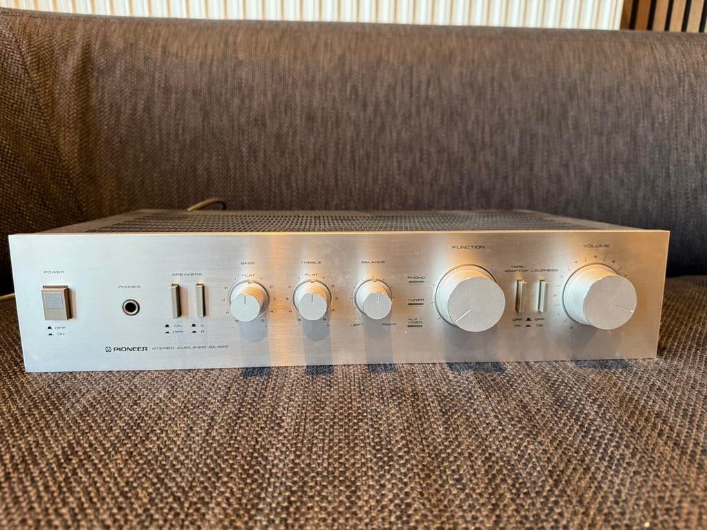 Pioneer SA-420 Versterker, Audio, Tv en Foto, Versterkers en Ontvangers, Ophalen, Zo goed als nieuw, Pioneer, 120 watt of meer