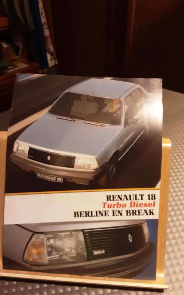 Renault 18 turbo diesel brochure, Enlèvement ou Envoi, Renault