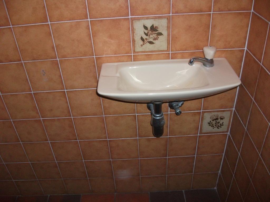 lavabo de toilette 50x24 beige;; évier à main, Enlèvement, Comme neuf, Toilettes