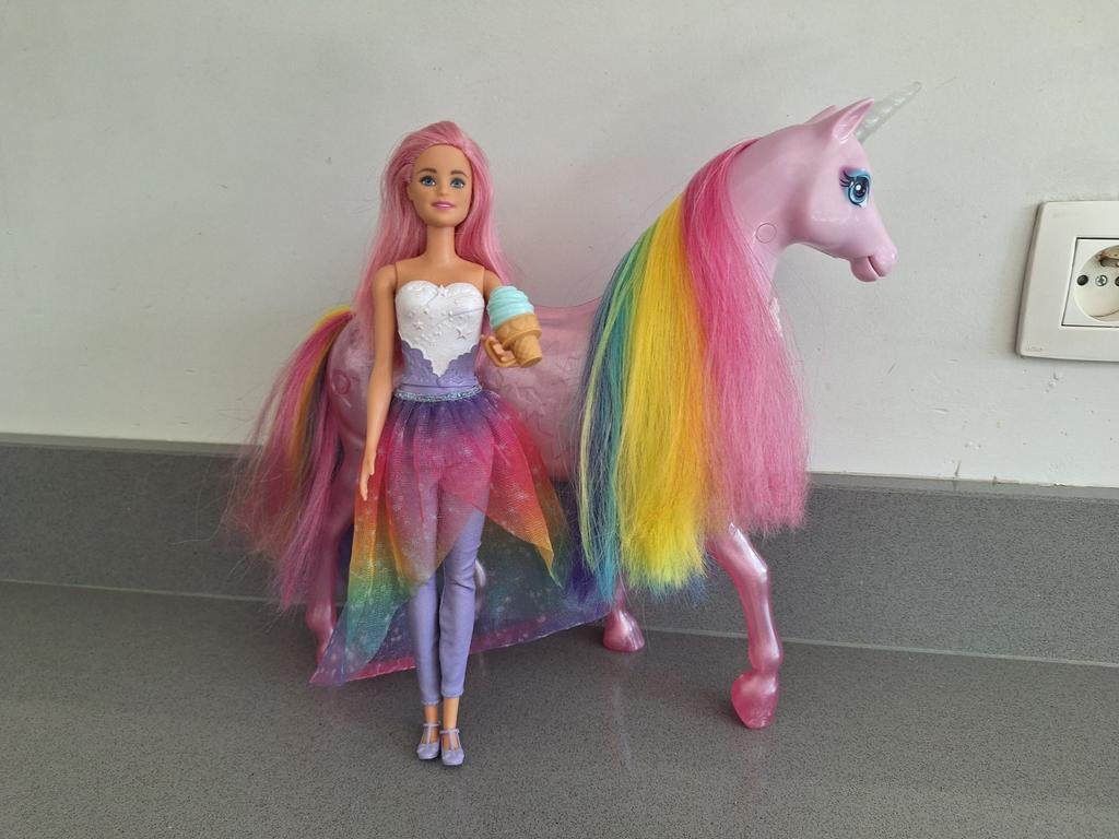 Barbie dreamtopia eenhoorn en prinses, Ophalen of Verzenden, Barbie
