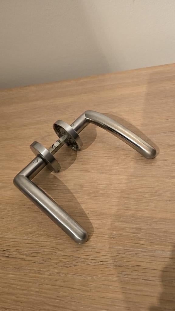 Deurklinken Inox mat, Doe-het-zelf en Bouw, Ophalen, Inox, Klink of Kruk