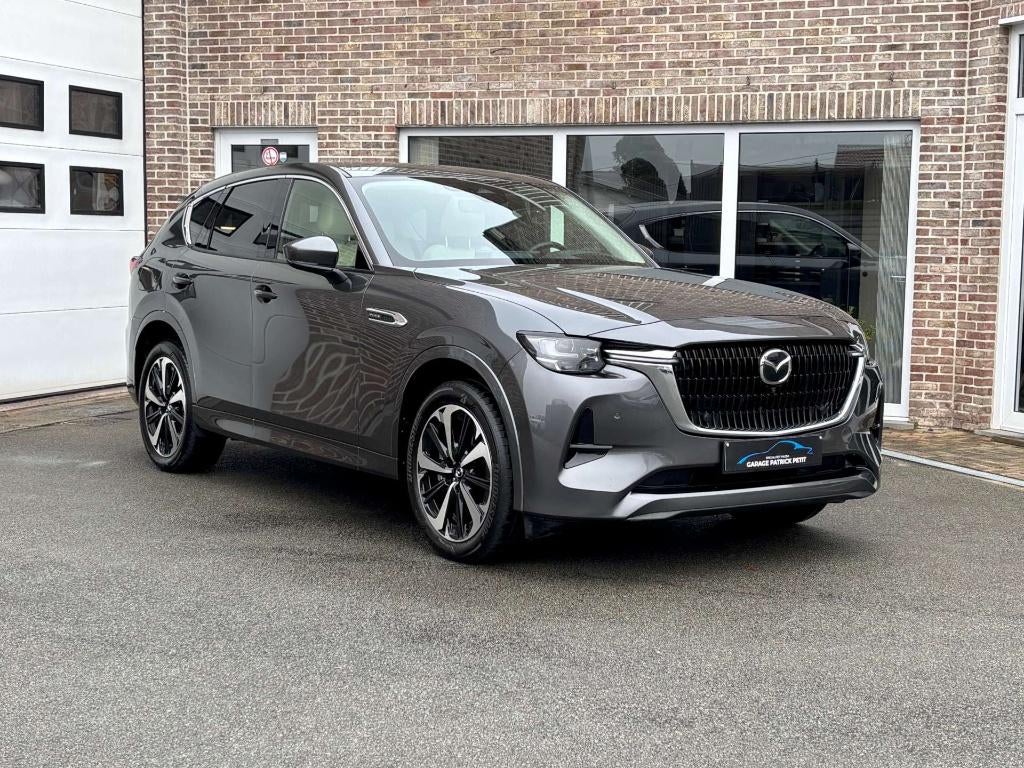 Mazda CX-60 2.5 PHEV AWD Takumi Plus / 6000km, Auto's, Mazda, 4 cilinders, 2500 kg, Leder, Hybride Elektrisch/Benzine