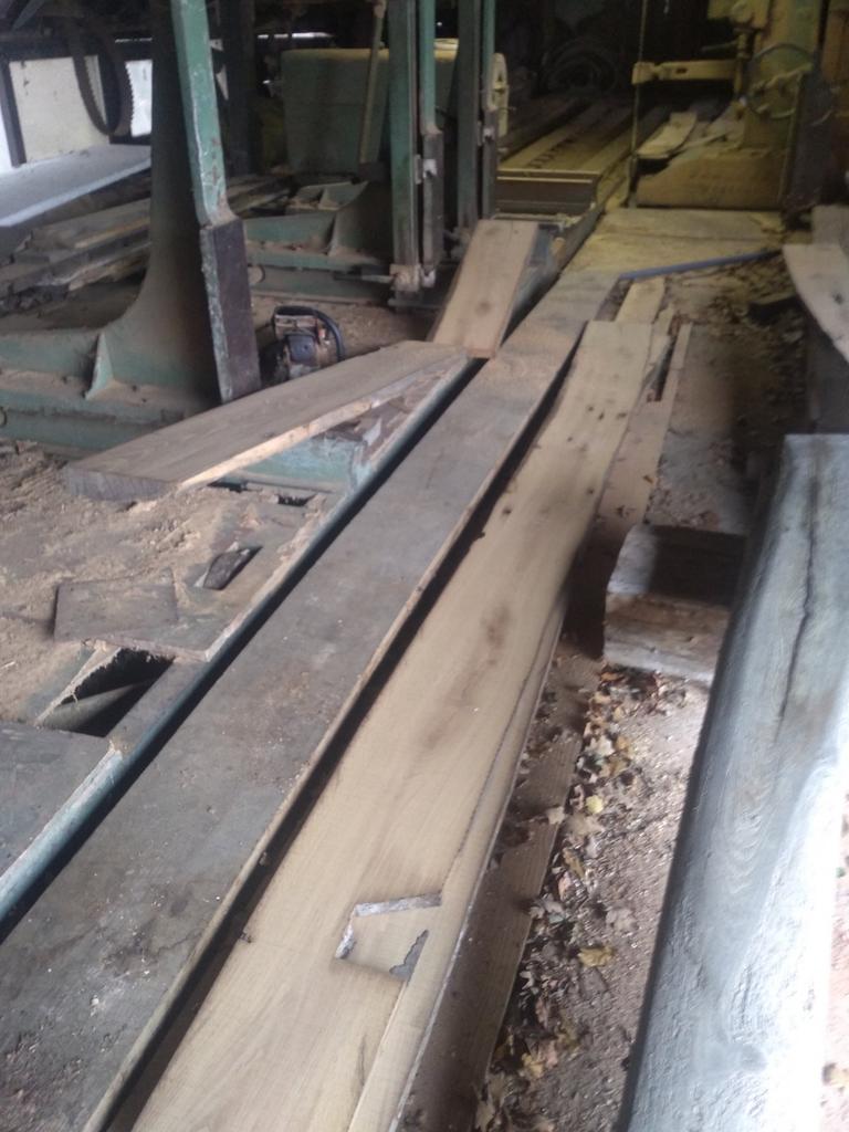 Planken in eik, Ophalen, Eiken
