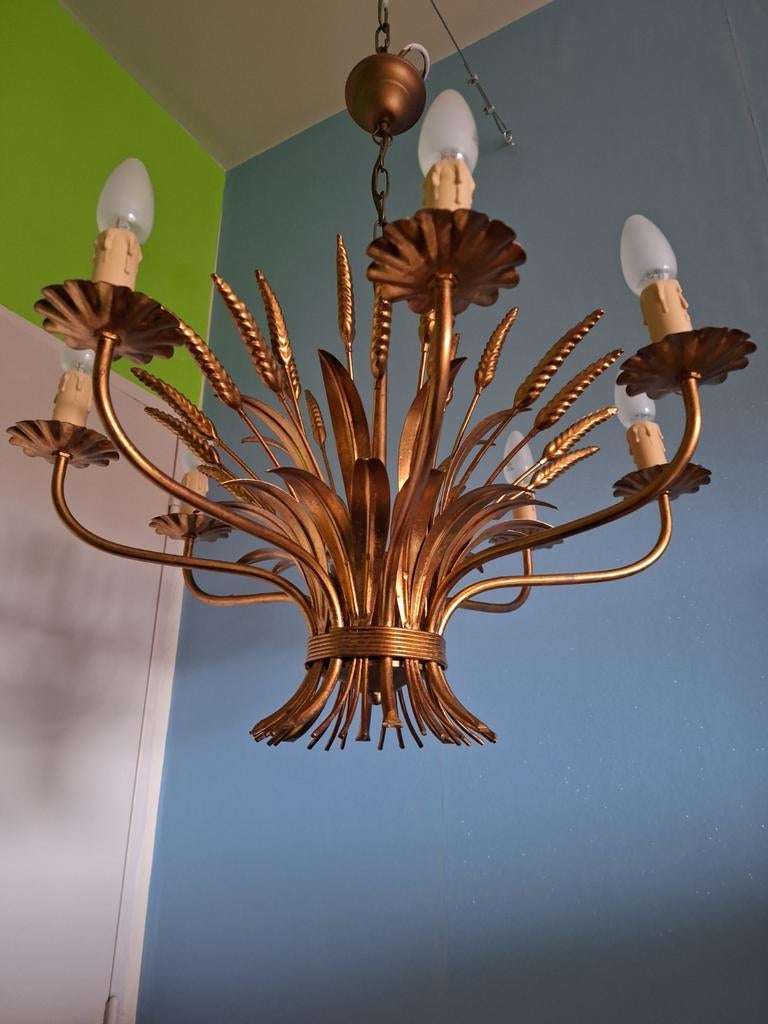 Italiaanse golde Hollywood Regency luster., Ophalen