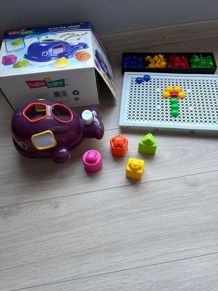 Waterplezier en insteekmozaiek, Kinderen en Baby's, Speelgoed | Overig, Gebruikt, Jongen of Meisje, Ophalen